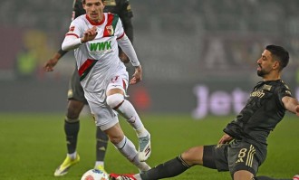 随着奥格斯堡1-1柏林联合,德甲最新积分榜出炉:拜仁领先优势2位数