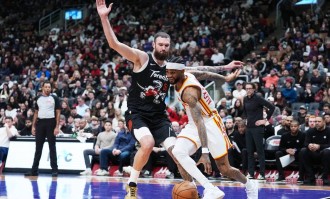 英格拉姆29+9约翰逊30+7+9 老鹰不敌猛龙